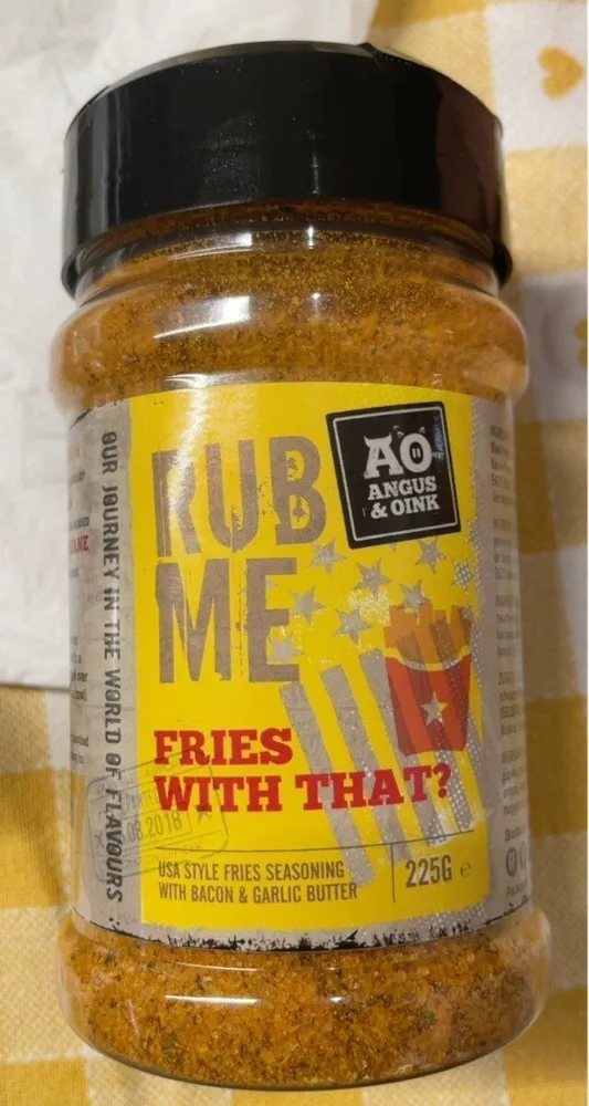 RUB ME Fries with that