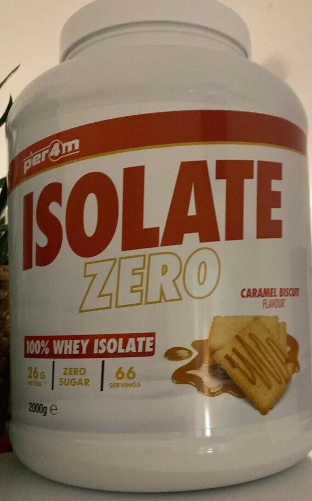 Whey Isolate Protein Powder Caramel Biscuit