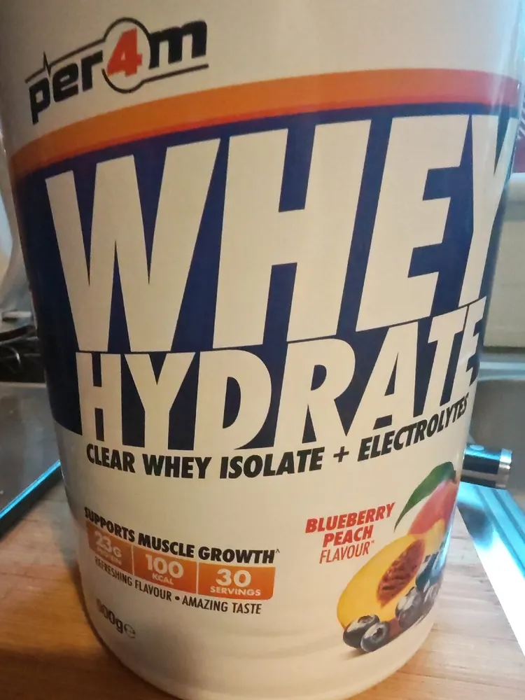 Whey Hydrate Blueberry Peach