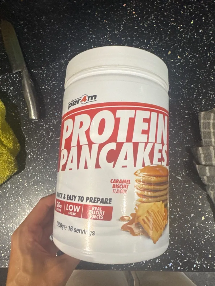 Per4m Caramel Buscuit Protein Pancakes