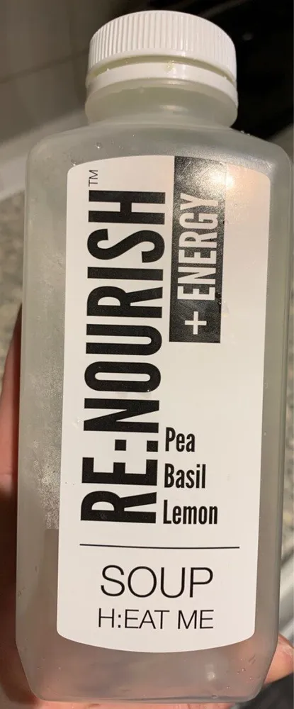 Pea Basil Lemon soup