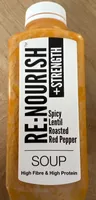 Spicy Lentil Roasted Red Pepper Soup