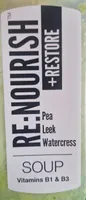 Pea Leek Watercress Soup