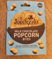 Milk chocolate popcorn bites