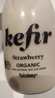 Strawberry organic kefir