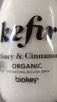 Honey and cinnamon organic kefir