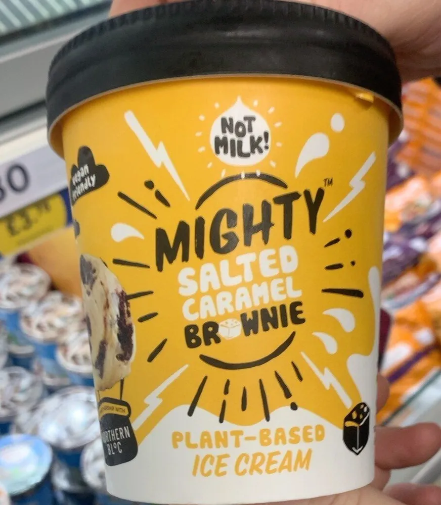 Mighty caramel brownie