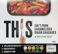 Isn’t Pork Caramelised Onion Sausages