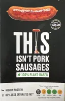 This isn't pork sausages