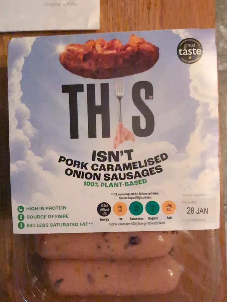 Caramelised Onion Sausages