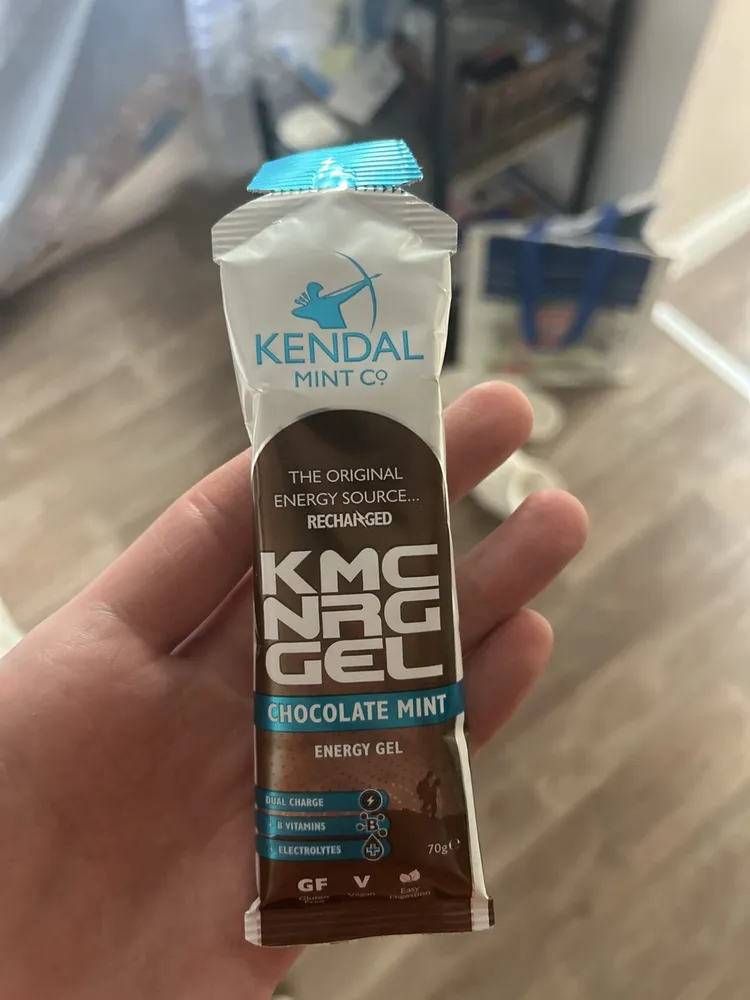 Chocolate mint energy gel