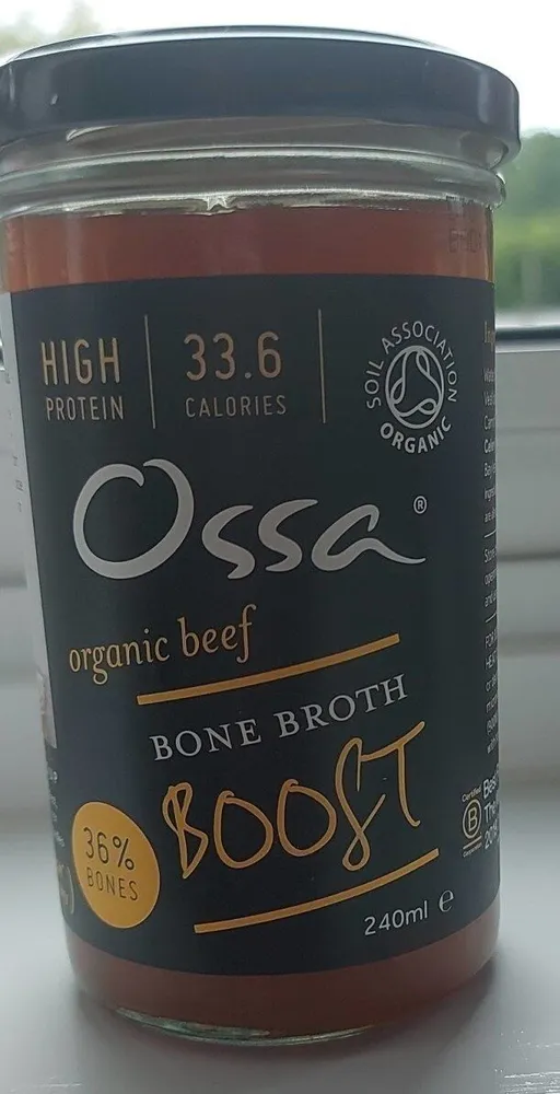 Organic bone broth boost