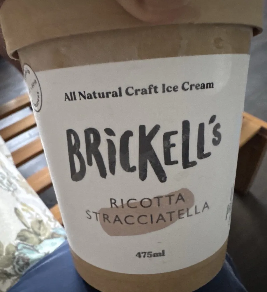 Ricotta Stracciatella All Natural Craft Ice Cream