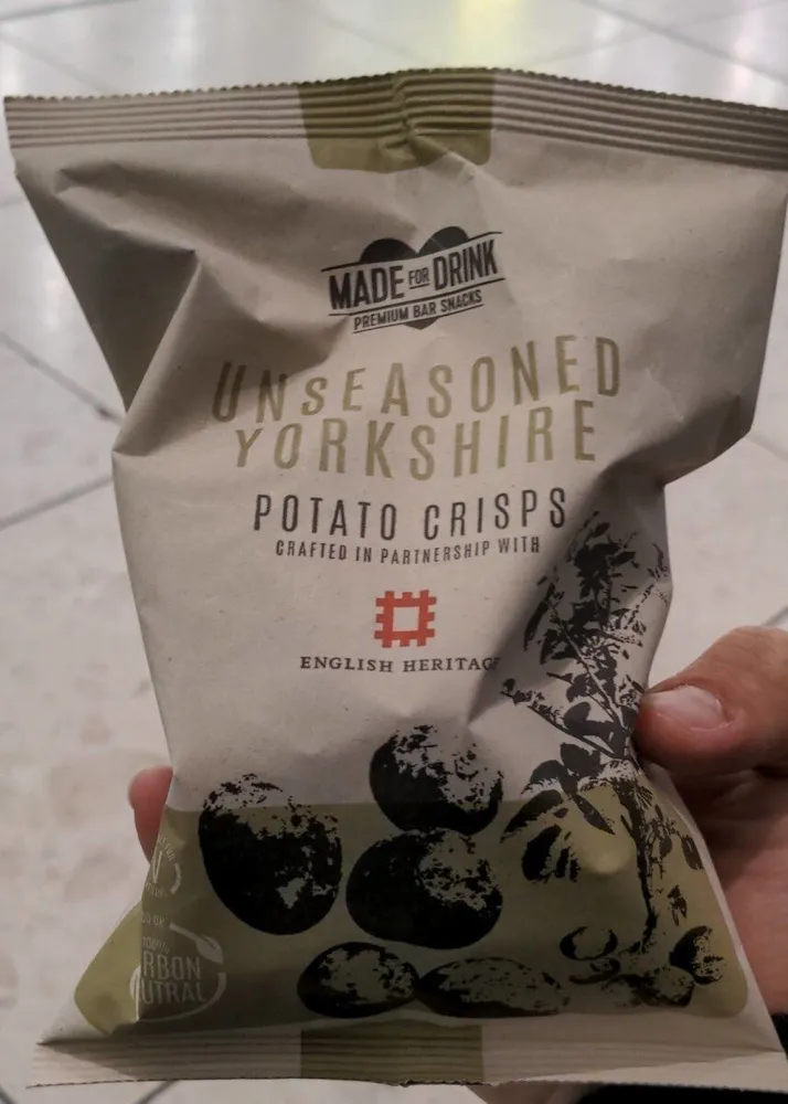 Unseasoned Yorkshire potato crisps
