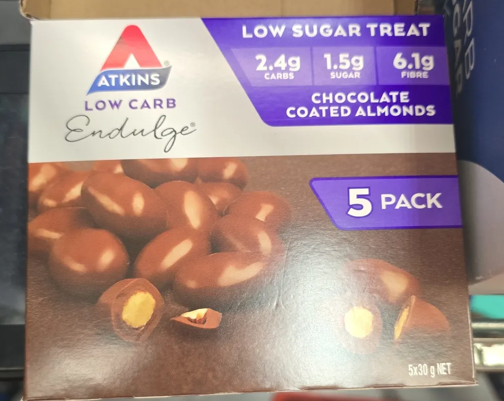 Chocolate coated almonds