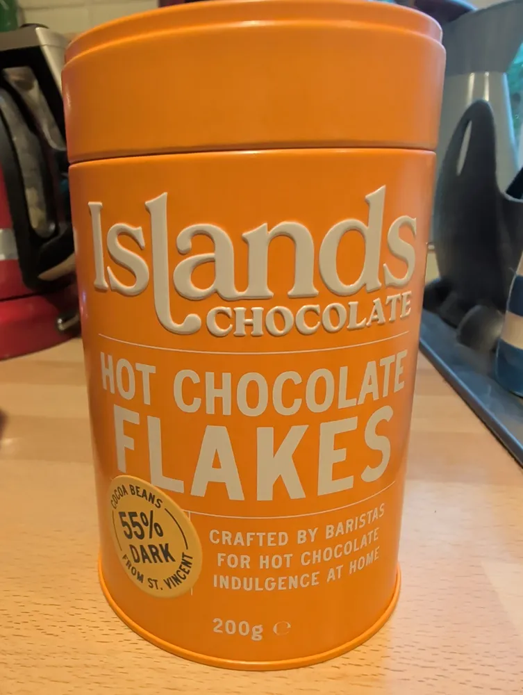 Hot chocolate flakes