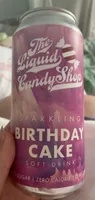 Sparkling birthday cake soft drink