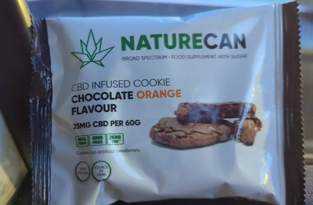 CBD Infused Cookie Chocolate Orange Flavour