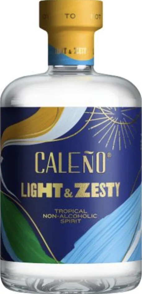Light and zesty tropical non-alcoholic spirit