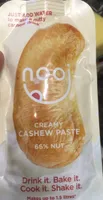 Creamy cashew paste