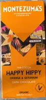 Happy Hippy 74% Cocoa Organic Orange & Geranium Dark Chocolate