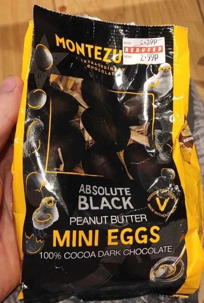 Absolute Black Peanut Butter Mini Eggs