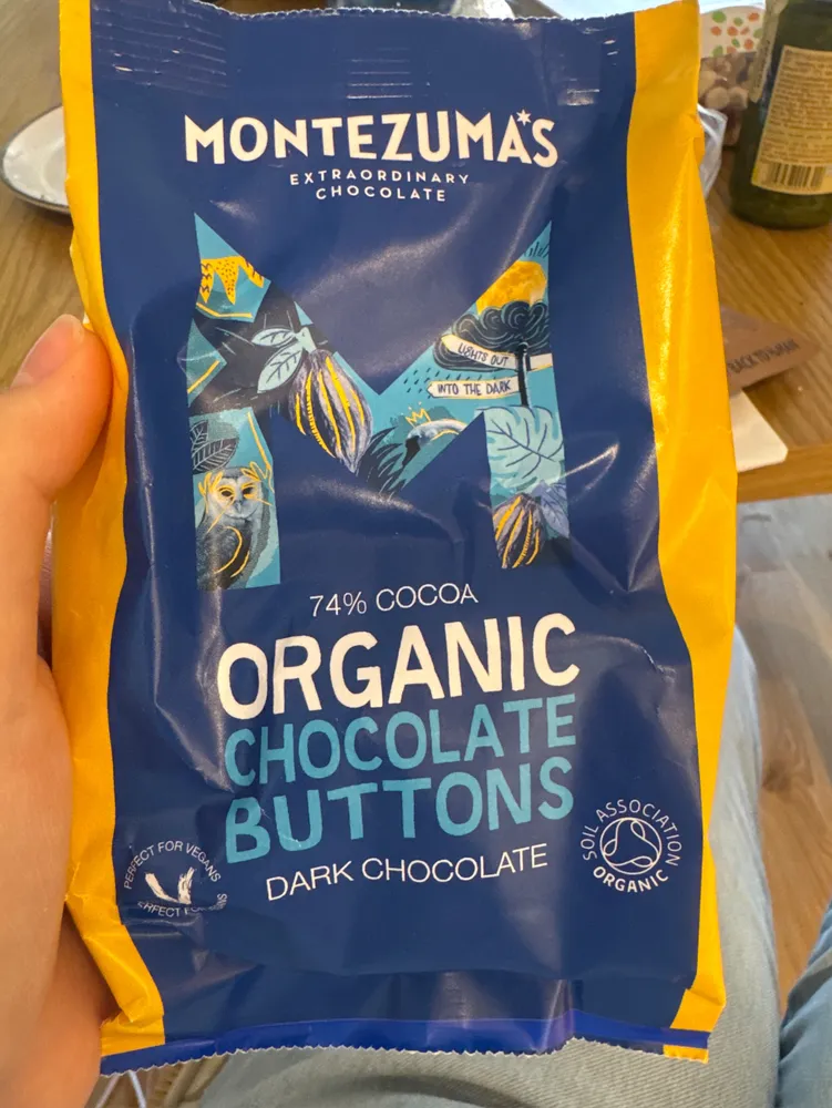 Organic Chocolate Buttons (Dark Chocolate)