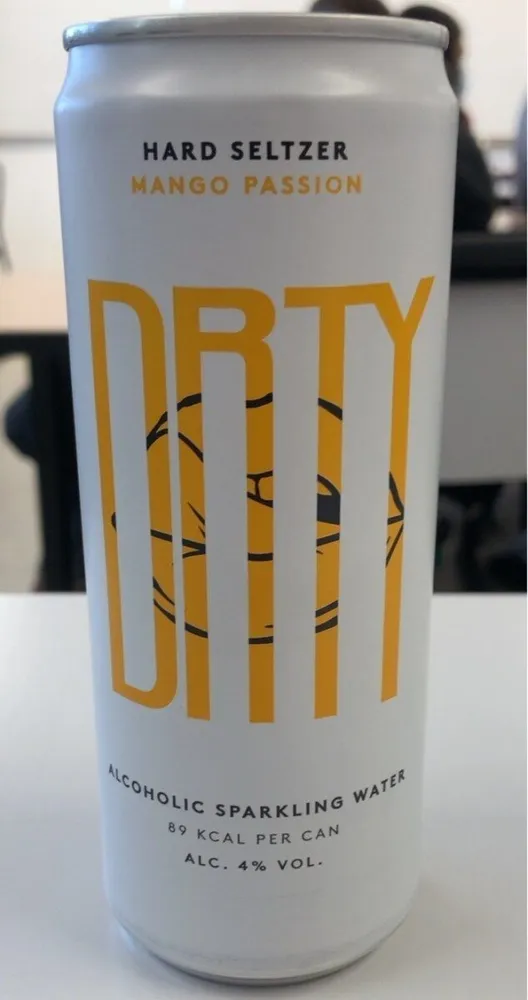 DRTY alcoholic sparkling water