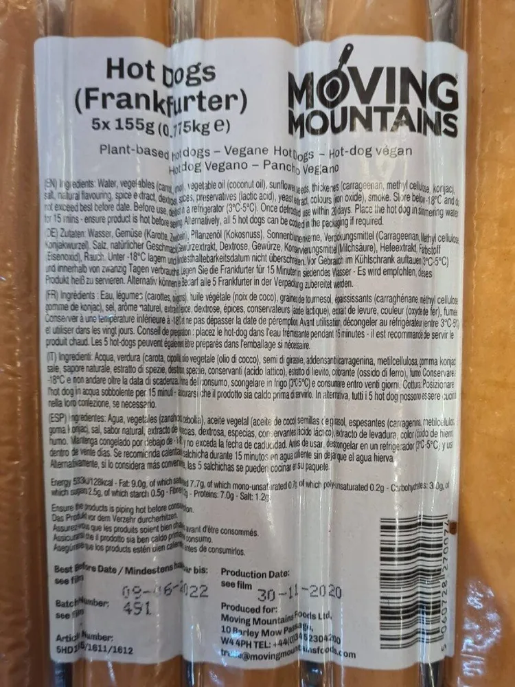 Hot dogs (Frankfurter)