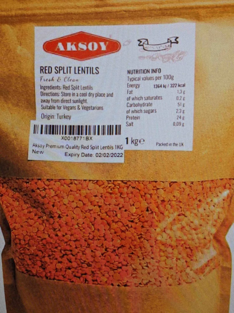 Red Split Lentils