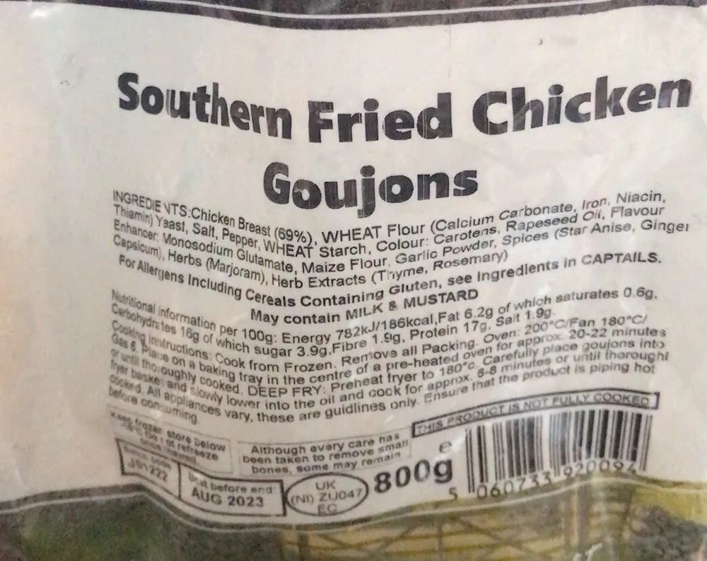Southern Fried Chicken Goujons