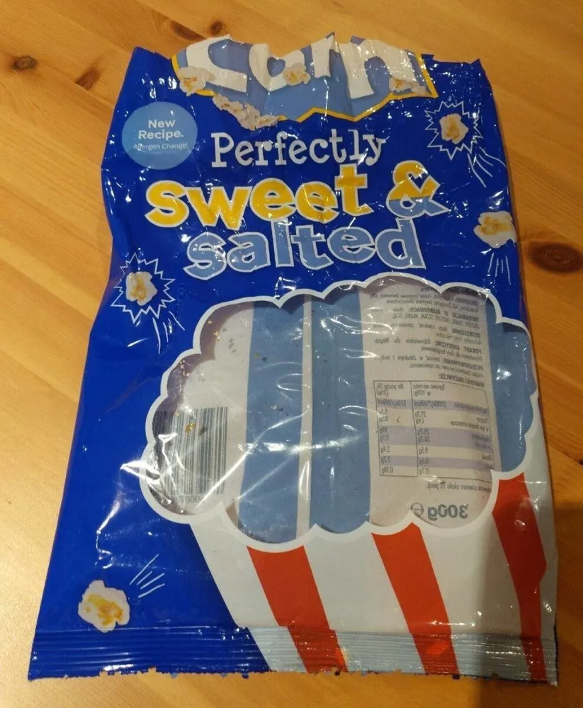 Popcorn sweet and salted