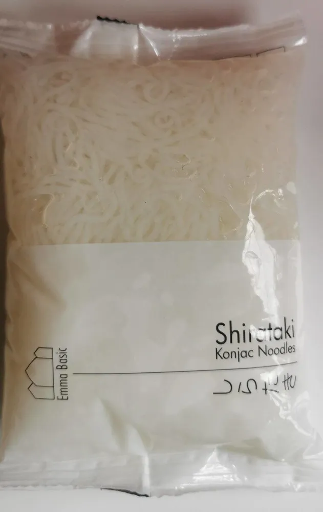 Shirataki konjac noodles
