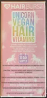 Unicorn vegan hair vitamins