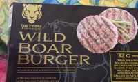 Wild boar burgers
