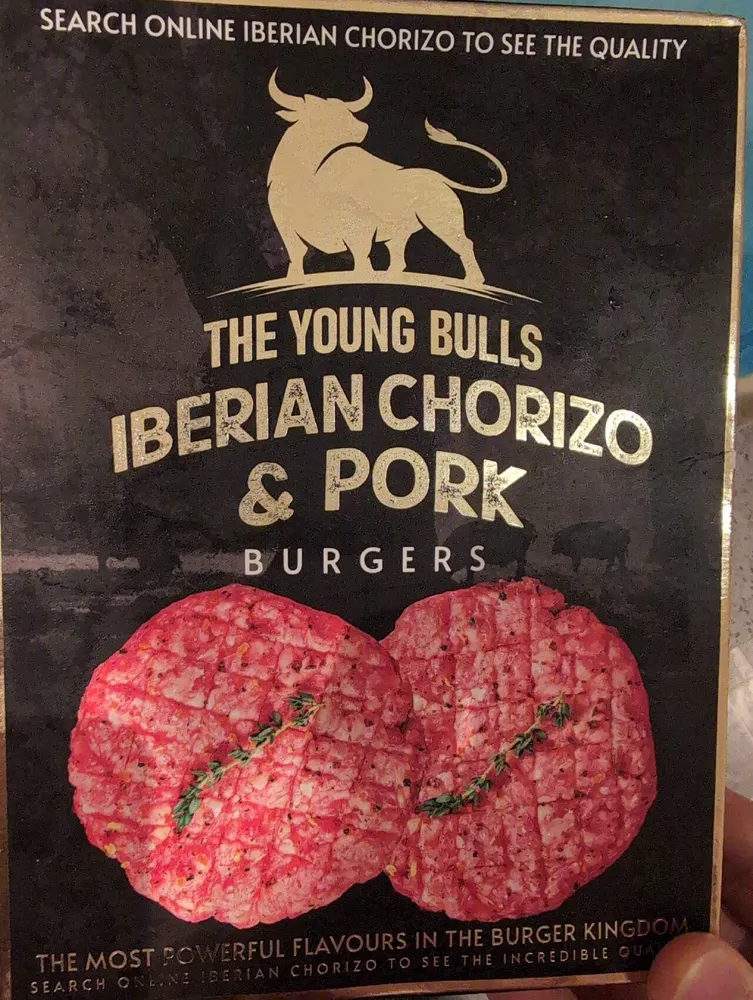 Iberian Chorizo And Pork Burgers