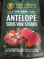 Antelope sous Vide steaks