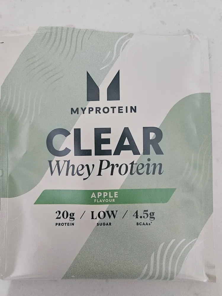 Clear whey protein apple