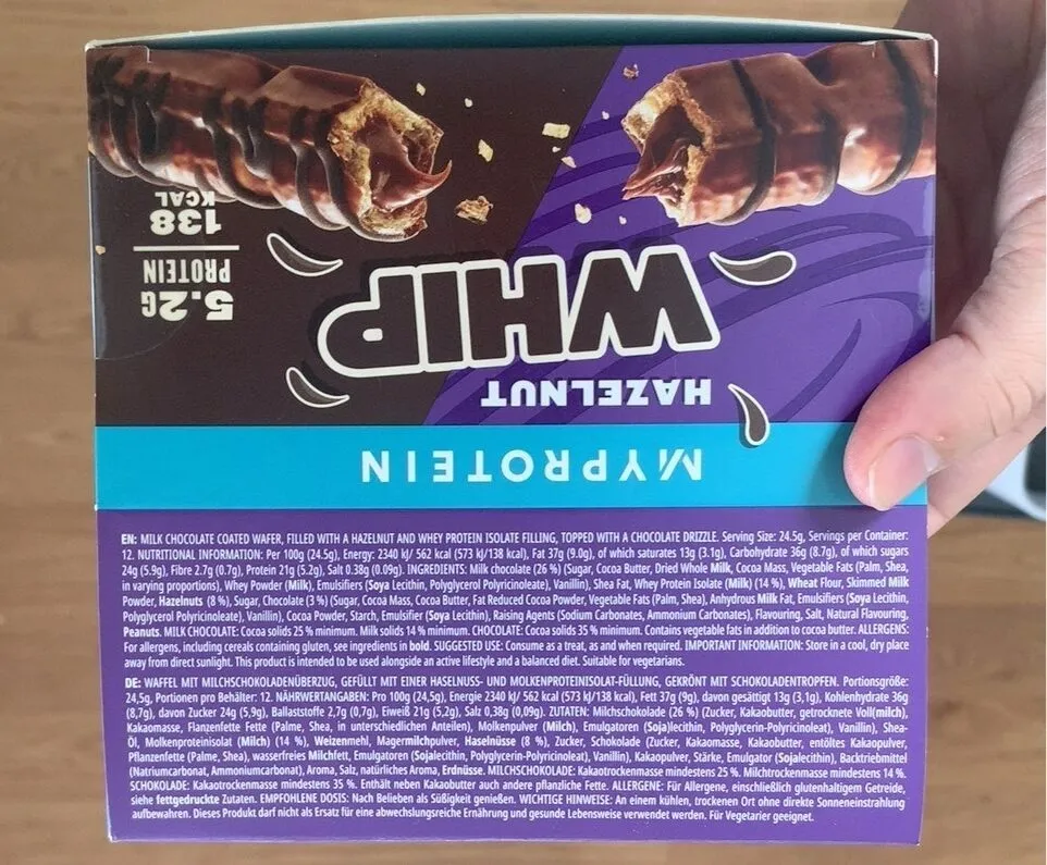 My Protein Hazelnut Whip