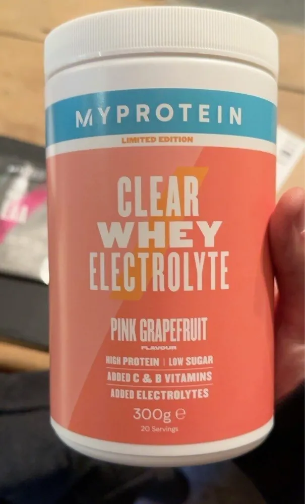 Clear whey electrolyte