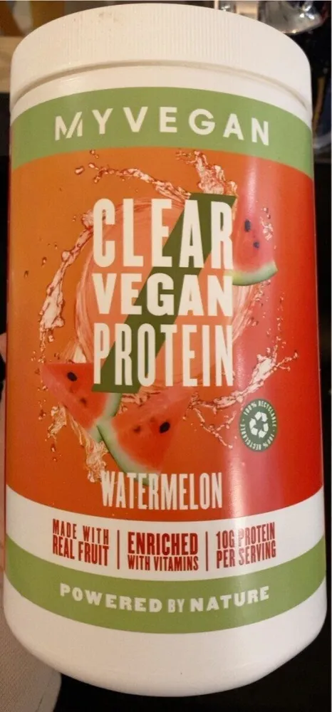 Clear vegan protein