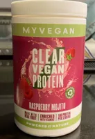 Clear vegan protein rasberry mojito