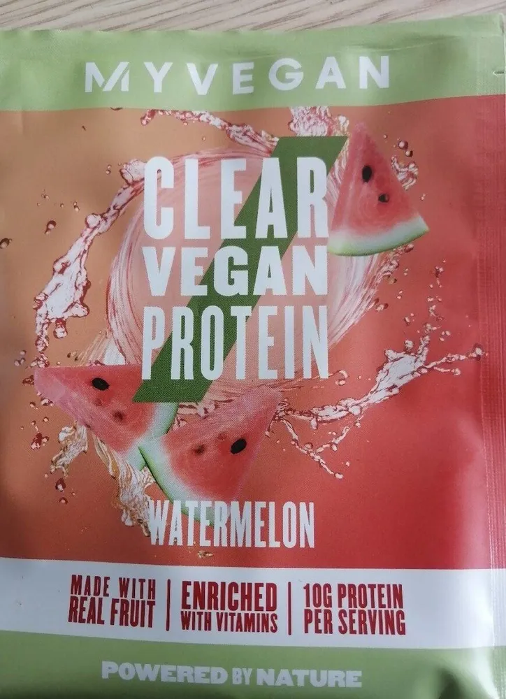 Clear vegan protein