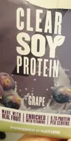 Clear soy protein