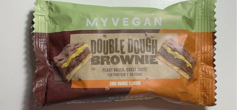 MyVegan DOUBLE DOUGH BROWNIE Choc Orange