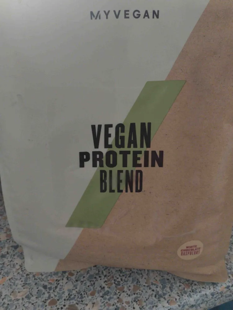 My vegan Vegan protein blend white chocolate raspberry