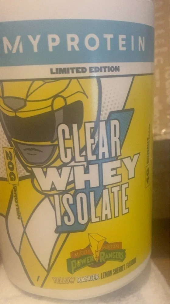Clear whey isolate yellow ranger