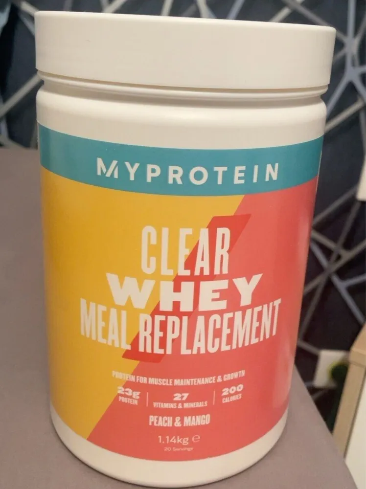 clear whey meal replacement