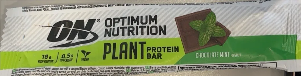 plant protein bar chocolate mint