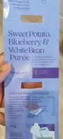 Sweet potato blueberry and white bean puree